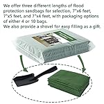 Flood Prevention Sandbags, Reusable Flood Water Barrier, Suitable for Indoor and Outdoor, etc. to Control Flooding in Rainy Season (4 feet 7 inches (Pack of 4)) - Image 3