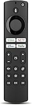 Replacement Remote Control for All Fire Series TV Stick (HD, 4K, 4K Max, Lite), TV Cube and Omni, Insignia, Toshiba, Smart TV, Voice Control
