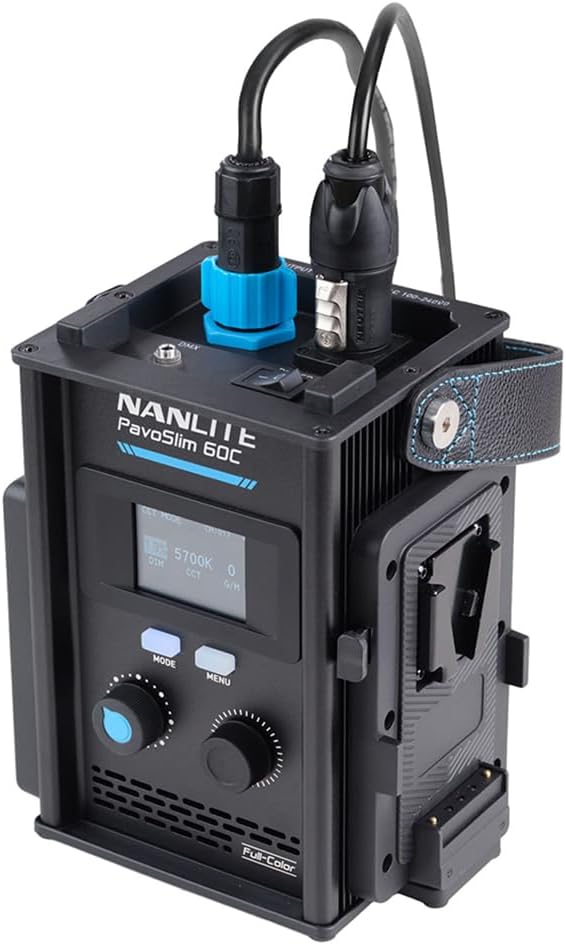 NanLite PavoSlim 60C 1x1 60W RGBWW LED Panel Light with CRMX