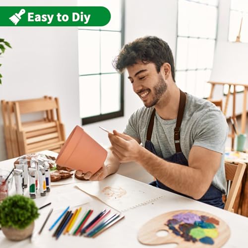 Tuqaumu 6 Pack Terracotta & Clay Pots