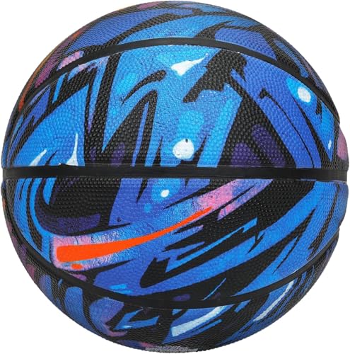 Image of AND1 Chaos Rubber Basketball: (Deflated w /Pump Included), Official Regulation Size, Basketball w /Pump