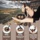 DiDiBirDi Tibetische Klangschalen 9 cm, Singing Bowl mit Schlagzeug und Kissen, Leicht zu spielen, Handgefertigt in Nepal für Meditation & Entspannung