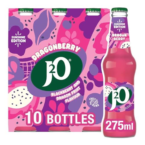 J2O Blackberry & Dragonfruit 275ml Bottle (Pack of 10)