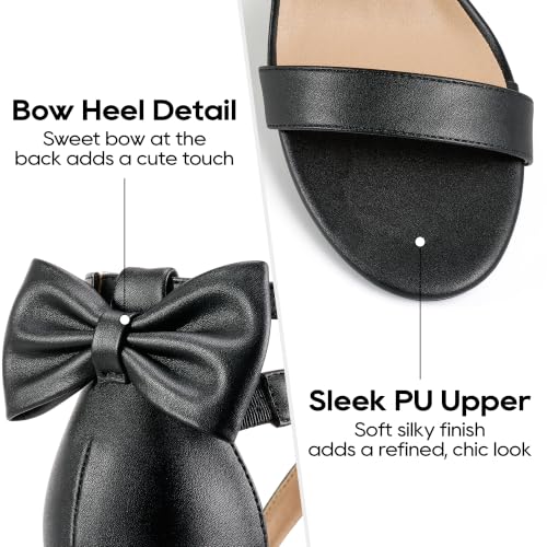 Image of Reimferce Comfortable Block Heels for Women: Cushioned Insole