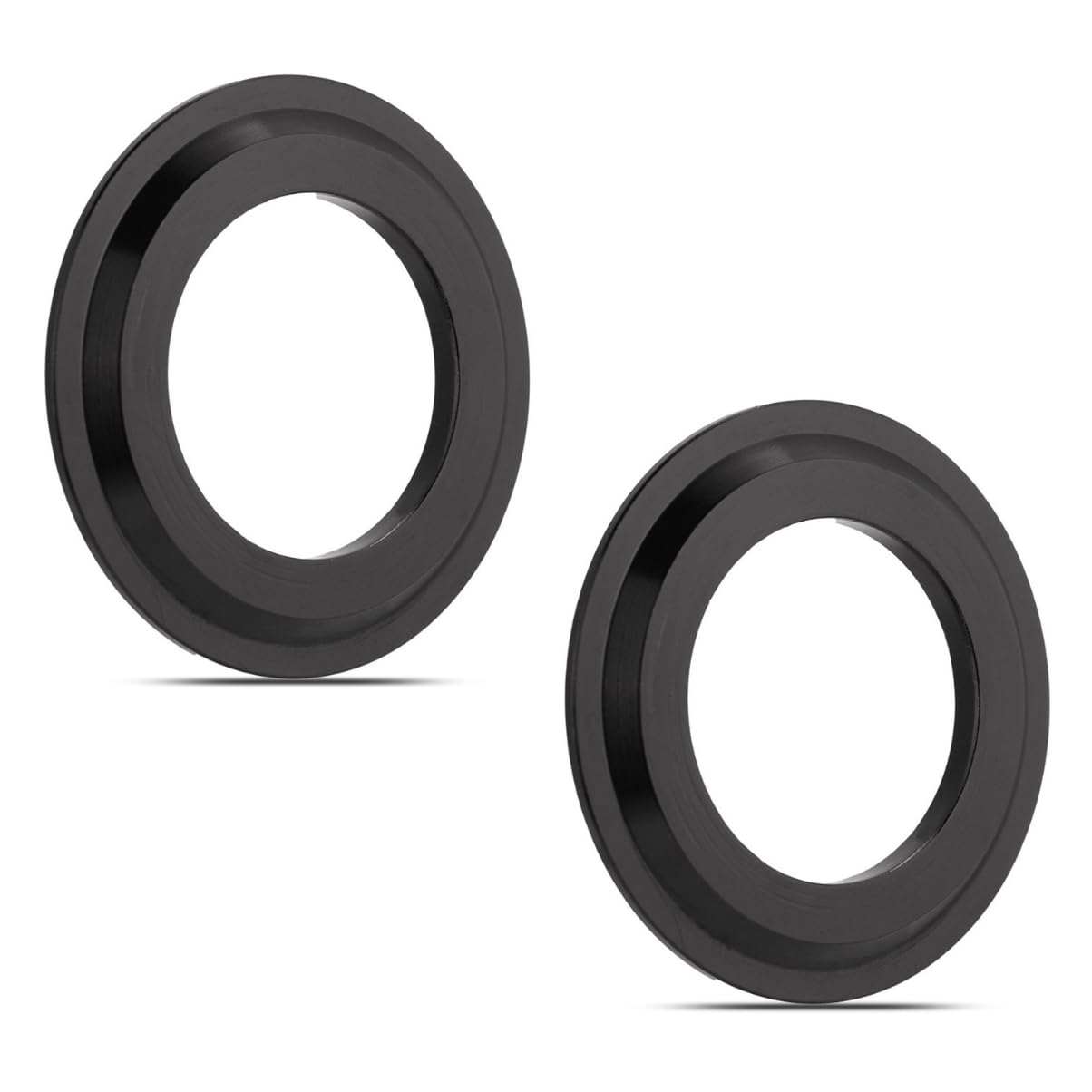 2PCS Bike Headset Spacer, 31.8mm Below Headset to 2.86mm Front Fork Conversion Adapter Spacer for 55mm 56mm Below Headset