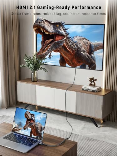 Cable HDMI de alta velocidad de 48 Gbps para conectar tu proyector de cine 4