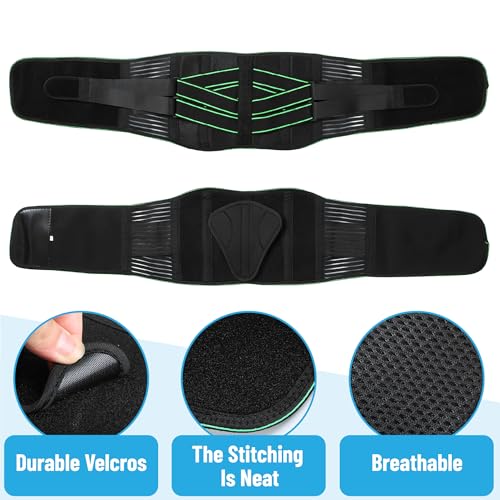 DR JK- Lower Back Brace with Lumbar Pad for Men and Women, XL, Back Brace for Lower Back Pain, Sciatica, Scoliosis, Herniated Disc with Adjustable Support Straps