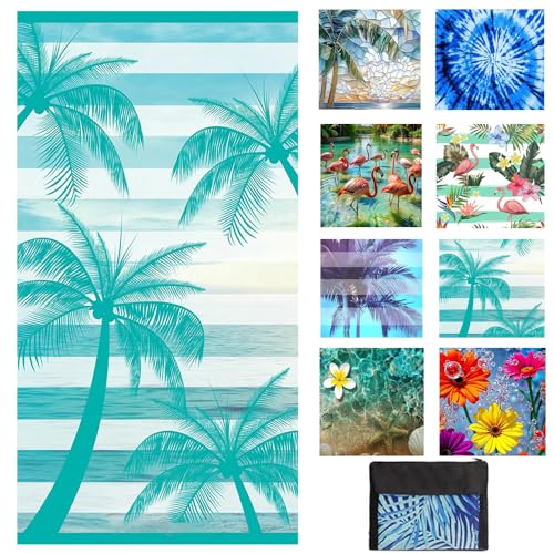 Toalla de playa de microfibra, toalla de playa, toalla de baño, toalla de playa de secado rápido, toalla de playa grande, toalla de playa de verano, toalla de playa, accesorios de playa, regalos