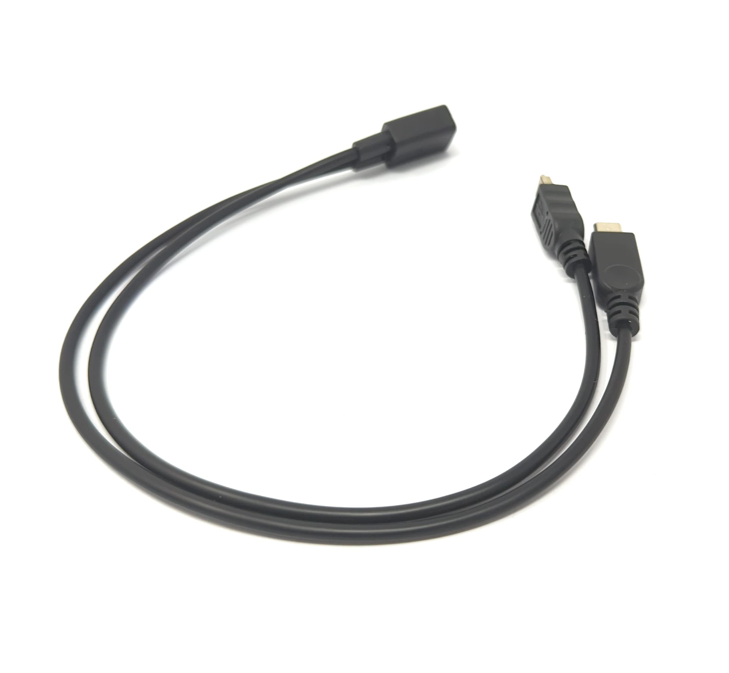 System-S Mini USB cavo adattatore cavo dati e cavo di ricarica 20 cm