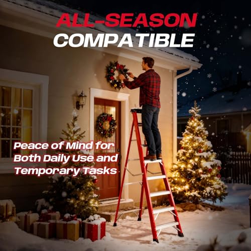 Image of Ladder 8-Foot Fiberglass Step Ladder