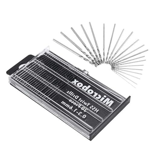20-Piece Micro Drill Bit Set for Precision Work