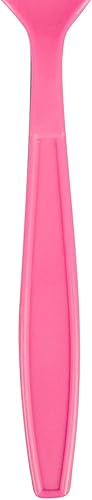 Miniatura 4 de Karat U2033 (rosa) 6.1 pulgadas PP Cuchara desechable extra pesada, rosa (paquete de 1000)