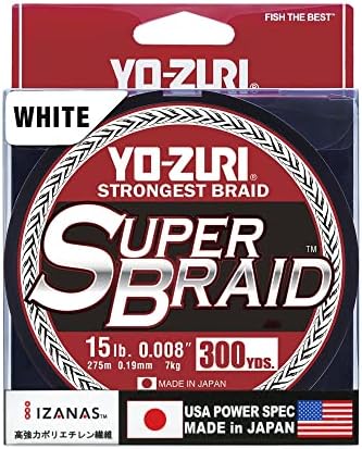 Yo-Zuri White SuperBraid - 300 Yards