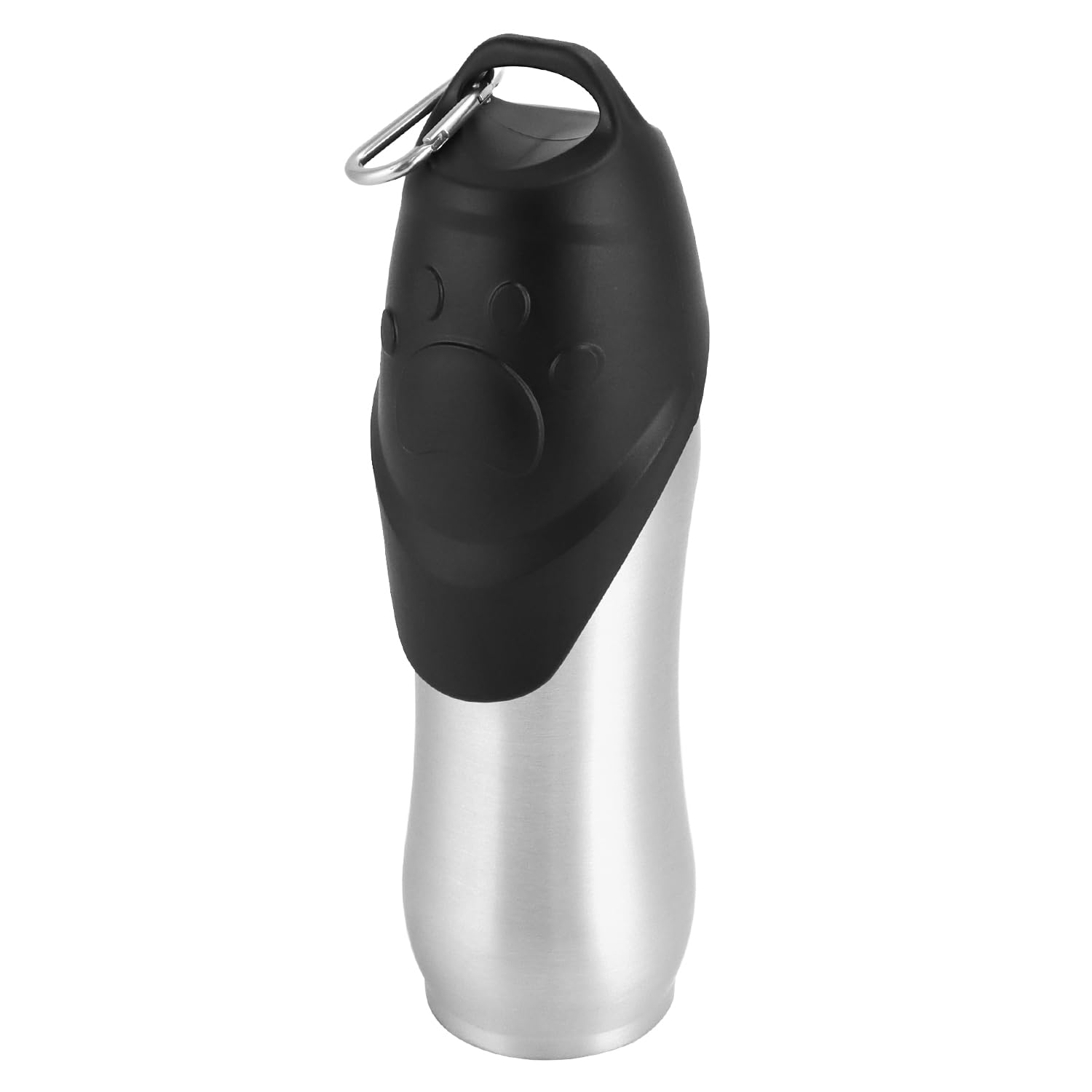 QWORK® Trinkflasche Hund Große 750ml, Hundetrinkflaschen aus 304 Edelstahl, Hundetrinkflasche Tragbar, zum Spazierengehen, Wandern, für Outdoor-Aktivitäten