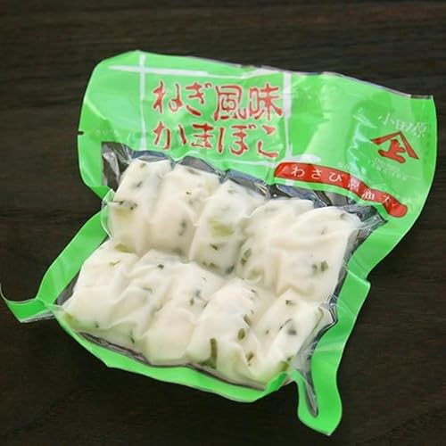 ねぎ風味かまぼこ 5袋(1袋10個入り)【創業明治十一年・小田原山上蒲鉾】そのままでも、サラダ、フライ、お吸い物等にも 【冷蔵便】