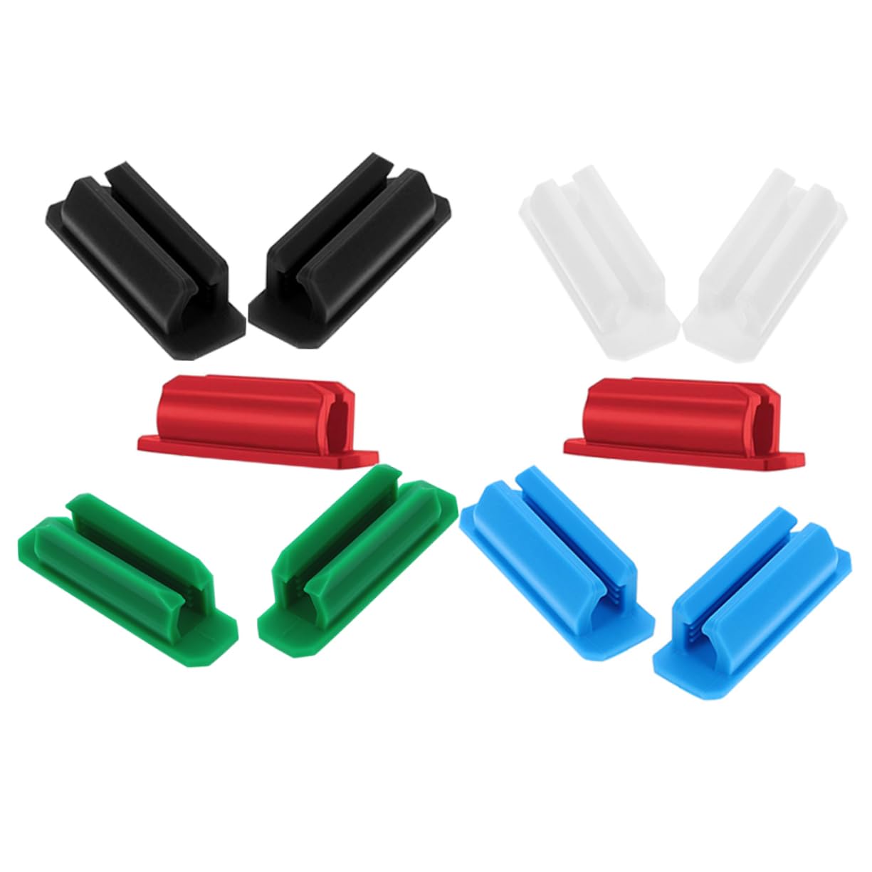 HOMSFOU 4 Sätze Stifthalter Selbstklebender Stift Organizer Für Den Schreibtisch Schulklammern Schreibwaren Bleistifthalter Für Den Schreibtisch Desktop Stiftklammer 10 Stück * 4