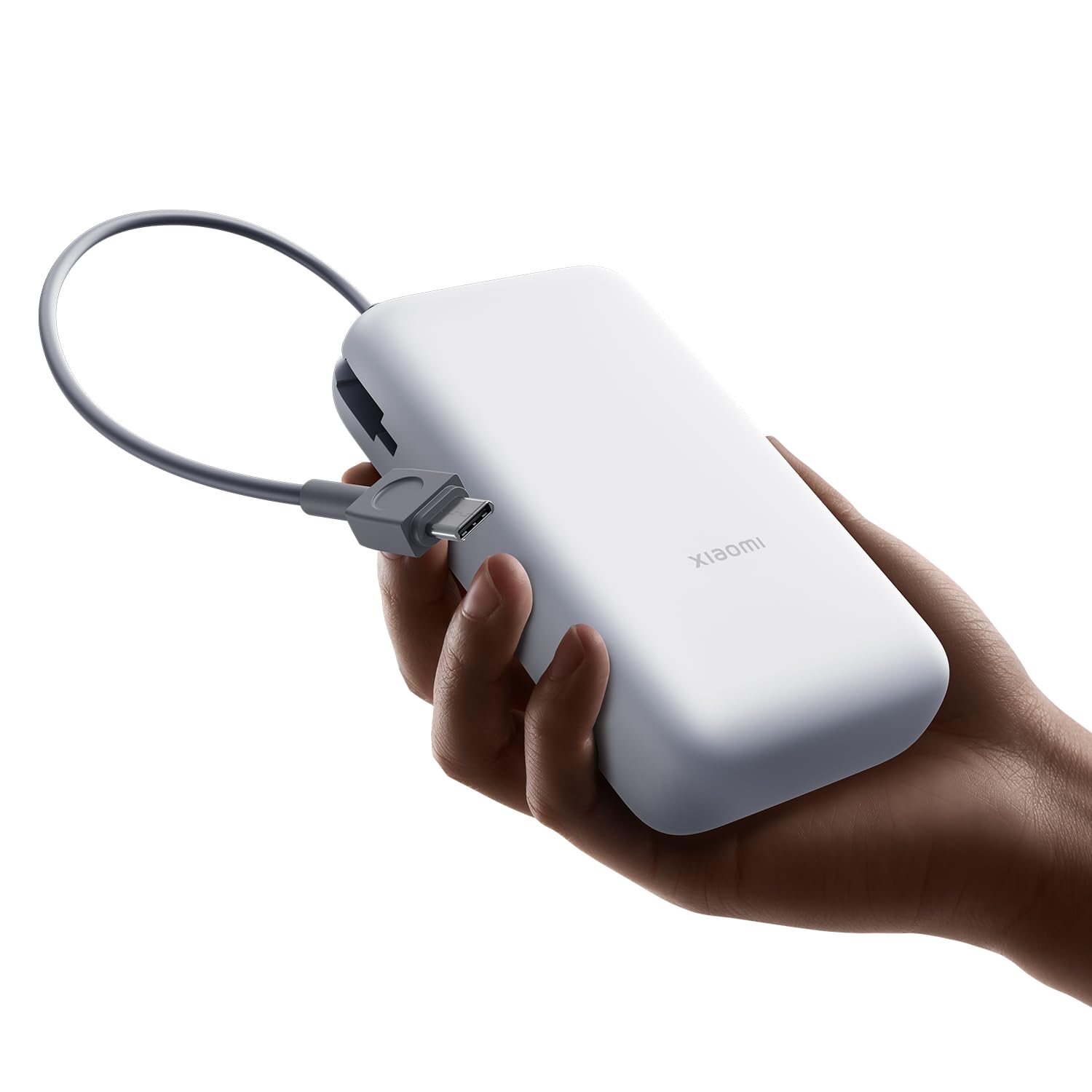 Xiaomi 22.5W Power Bank 20000mAh (Integrated Cable) Gris Claro