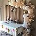 Blush Pearl Balloon Garland Kit, 100PCS Balloon Garland Including White,Clear*Chrome Gold & Blush Pearl Assorted Balloons Decorations Backdrop Ideal for Wedding Birthday Baby Shower Bridal Party