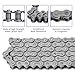 Belleone 420 Motorcycle Chain - 420 Standard Roller Chain 132 Link + Chain Breaker Fits for 50 70 90 110cc 125cc Pit Dirt Bike ATV Quad Go Kart Scooter Mini Bike Parts with 10 Free Master Links