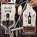 [UPGRADED PROTECTION] 4 Set (8 pcs) Reusable Wine Bags for Travel, Wine Travel Protector, Bottle Travel Sleeve Case For Airplane, Car, Cruise, TRIPLE Protection Luggage Leak-Proof Safety Impact Resist