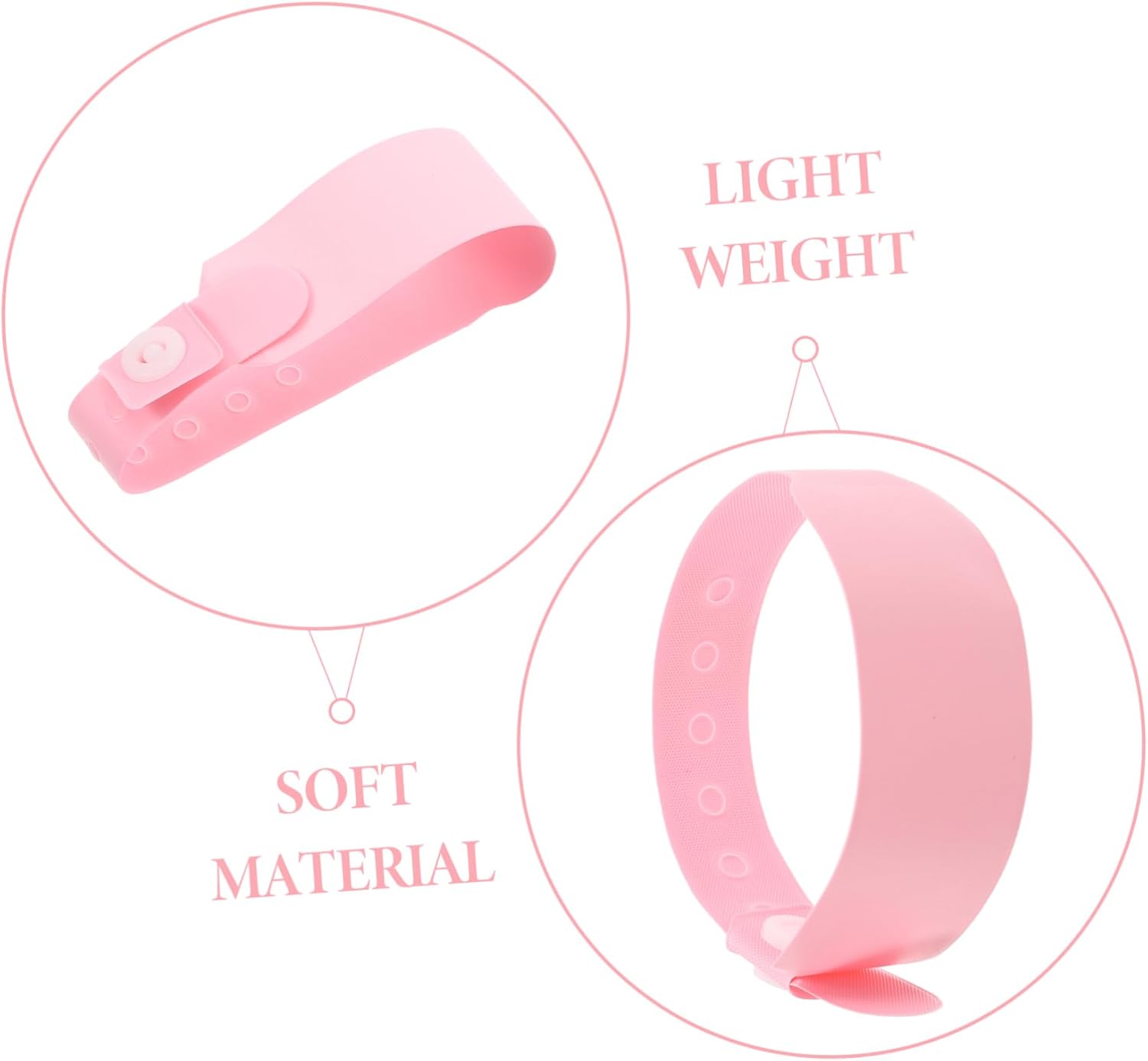 100pcs Custom Wristbands for Events PVC Wrist Strap Wristbands Newborn Id Bracelets Patient Id Bands