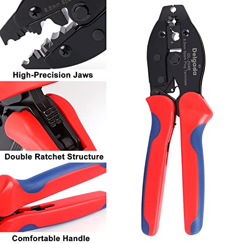 Delgada Spark Plug Wire Crimper And Spark Plug Crimper With Spark Plug Pliers For Spark Plug Diameter 8.0-8.5Mm Spark Plug Wire Crimping Tool #TOP1