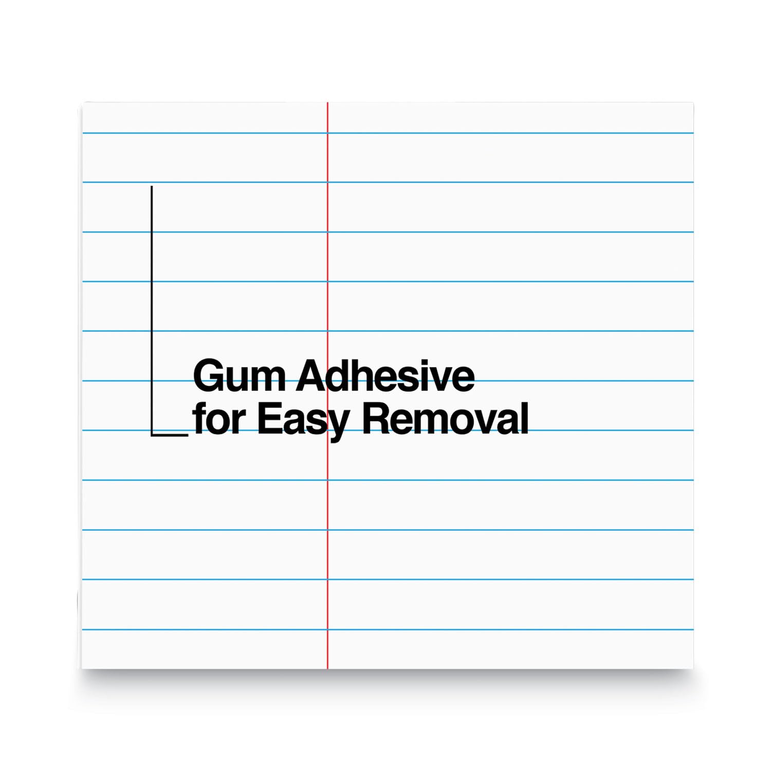 Glue Top Writing Pads, Narrow Rule, Letter, White, 50-Sheet Pads/Pack, Dozen by Universal