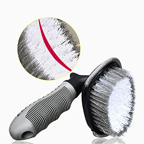 GH GENERIC HUB Wheel Tire Rim Scrub Brush Hub Clean Wash Useful Brush Car Truck Motorcycle Bike Washing Cleaning Tool