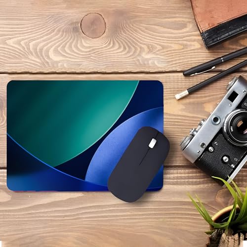 Image of Mouse Pad with Non-Slip Rubber Base, Waterproof & Durable Desk Mat for Gaming, Office & Students | Small Laptop & PC Pad | 23x18cm