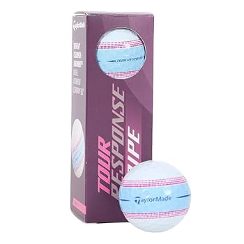 【ねこ】42個　新品　ツアーレスポンス ストライプ ボール ブルーピンク Amazon.co.jp: テーラーメイド（TAYLORMADE） ツアーレスポンス
