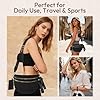 Cross Body Bag for Women Bum Bag Checkered Belt Bags Fanny Packs for Girls Travel Purse Fashion Waist Packs Crossbody Nylon Purse Trendy Shoulder Bags for Womens #5