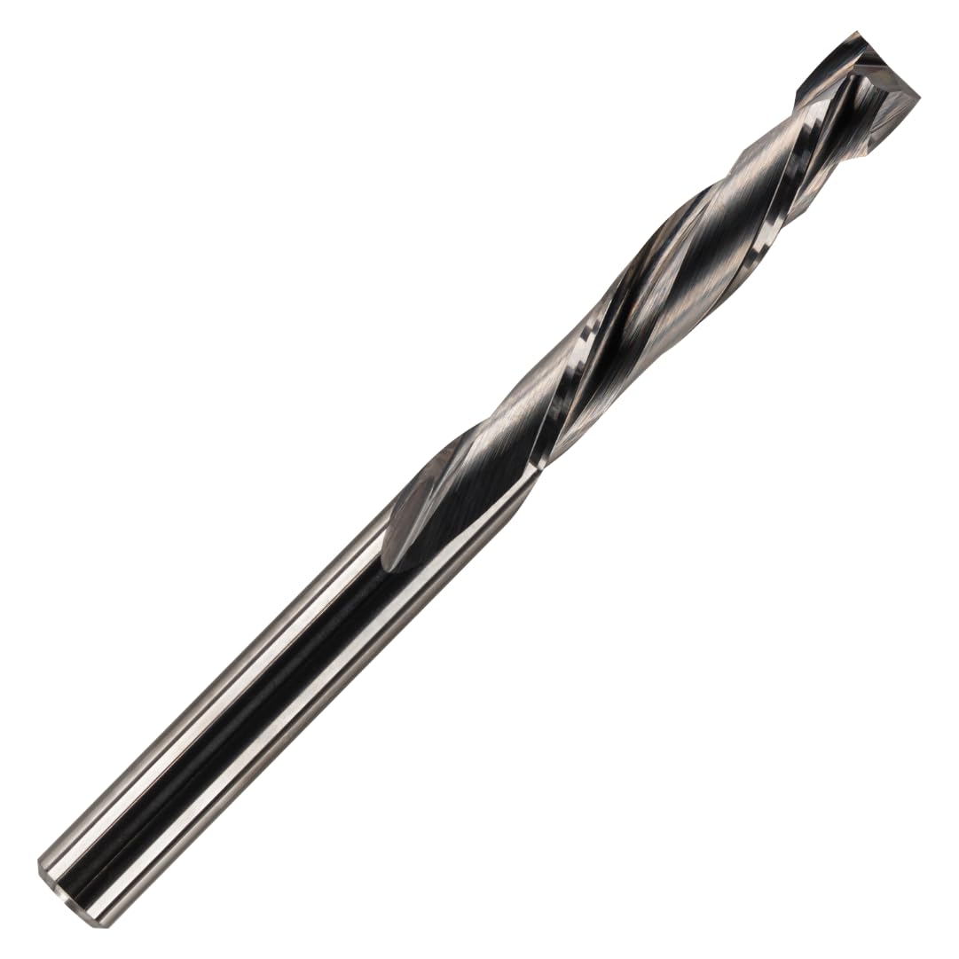 Rennie Tools - 6mm x 32mm Flute Solid Carbide 2 Flute Up Down Cut Compression Router Bit Cutter End Mill for Woods, Acrylic & PVC