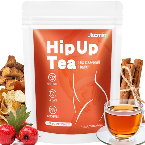 Jiaoming Natural Plump Hip Up Enlargement Tea for Women, Big Butt Enhancement and Firming, Lifts & Tightens Buttocks Herbal Tea