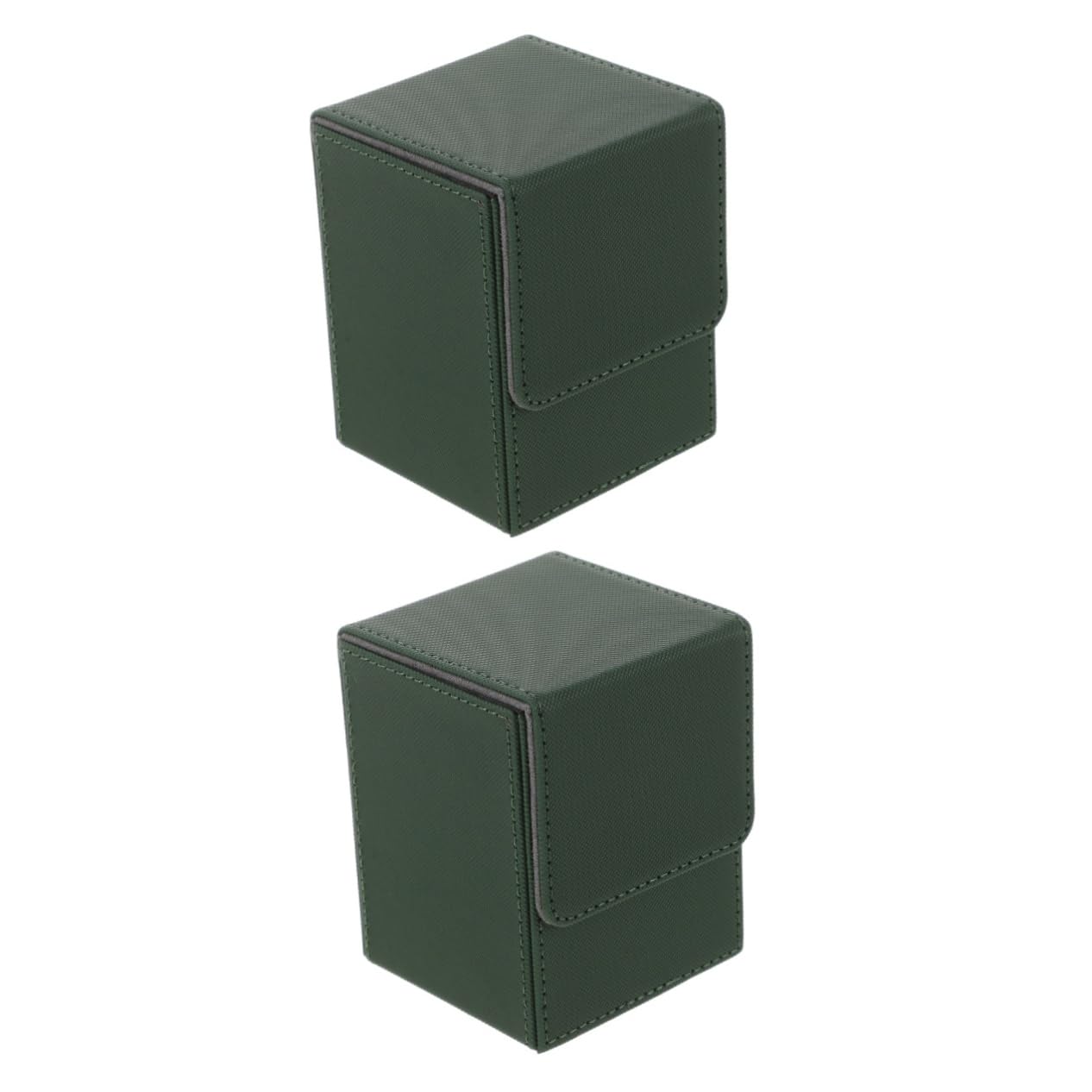 HANABASS 2pezzi Scatola Per Carte Da Gioco Pu Organizer Compatto Per Collezionisti Di Carte Custodia Magnetica Collezione Sicura e Protetta Adatta Per Poker e Giochi Da Tavolo