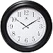 Infinity Instruments 24 Inch Traditional Black Wall Clock