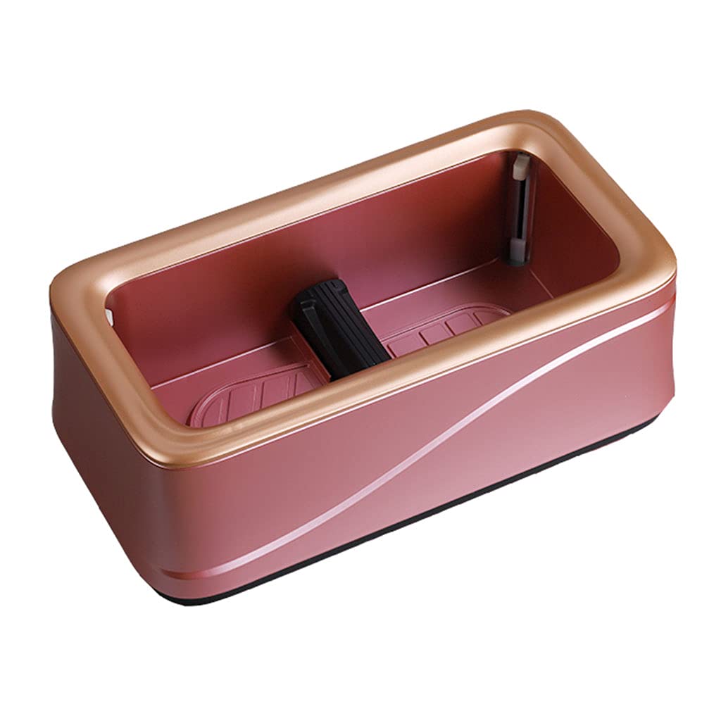 Máquina de cubrir zapatos rosa con película desechable de polietileno para suelo limpio