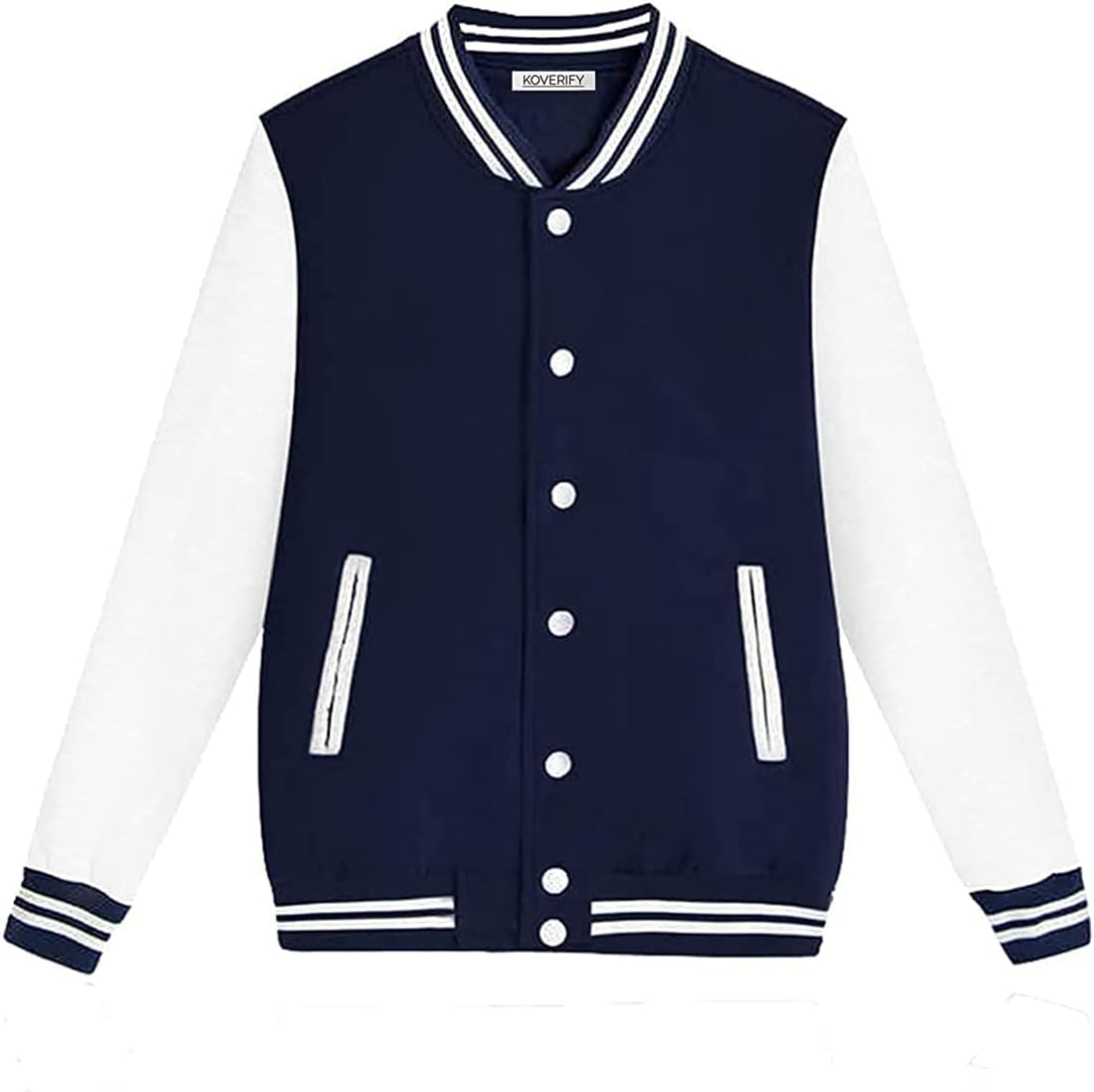 Solid unisex Varsity Jacket For men and Women/Baseball Jacket/University Jacket