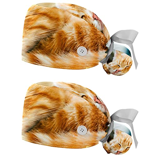 Chapeaux de travail chat lot de 2 casquettes respirantes femmes hommes