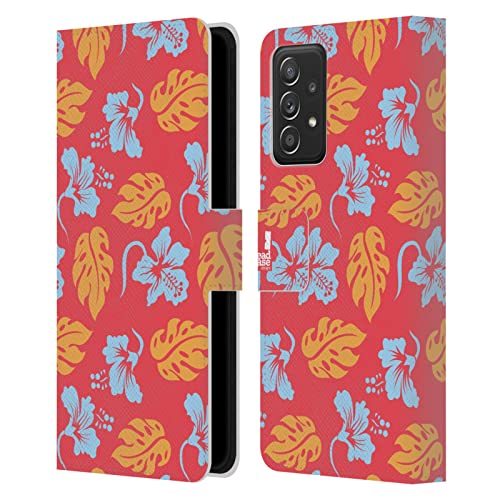 Protection intégrale Samsung Galaxy A53 5G étui portefeuille rabat corail