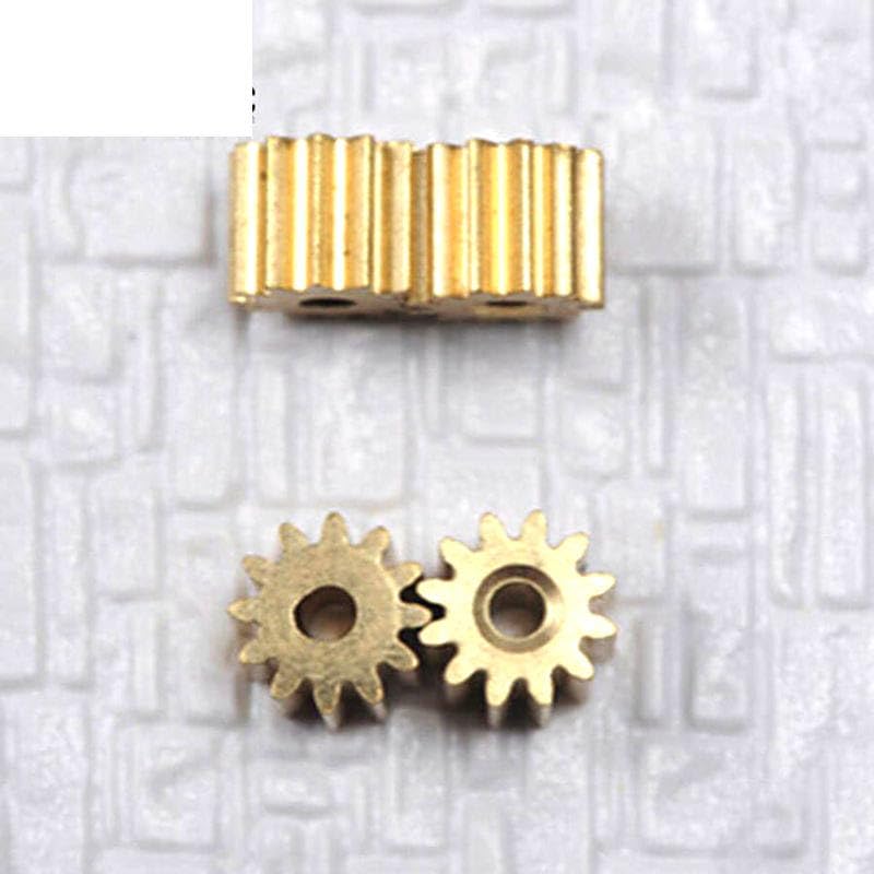 10pcs Metal wear-Resisting Rack Gear Copper 12-2A 0.5 Modulus for car Ship Model