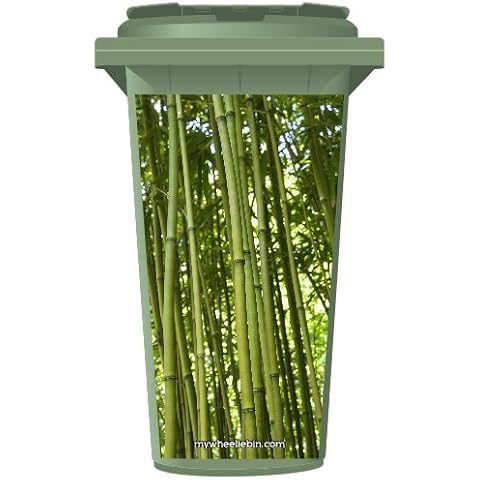 Bamboo Wheelie Bin Sticker Panel Large Cover