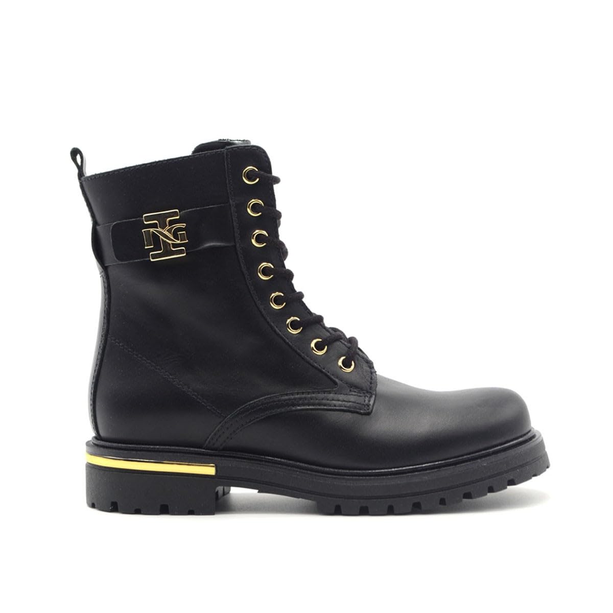 Nero Giardini I332790F Anfibi Teen da Ragazza in Pelle