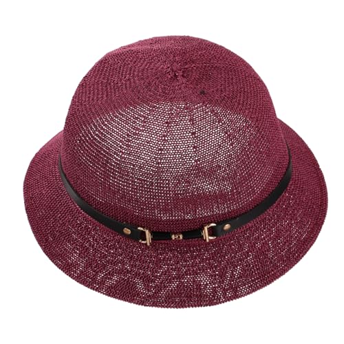 Casquettes chapeaux femmes de paille bob souple pour activité extérieure