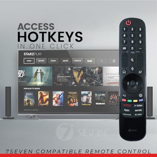 7SEVEN® MR23GN Compatible with Lg Tv Magic Remote Model-AKB76043105 Suitable for Smart Android 4K FHD UHD OLED QLED 32 43 55 65 75 Inches Television 5 51DOoZKBY0L