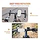 Handyhalterung Fahrrad, Abnehmbar 360° Drehbare Handyhalterung Motorrad, Universal Handy Halterung Fahrradlenker für Allen Smartphone, Handyhalter Fahrrad für E Scooter Rennrad MTB Roller