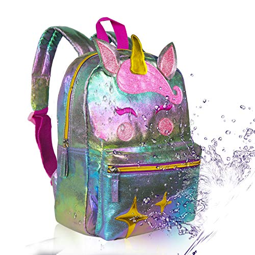 Toddler Backpack, Magic Sparkle Pink Backpack,School Book Bag Cute Cartoon Elementary Daypack Basic Lunch Box Carry Bag For Princess Kindergarten 1-6 Years Boys Girls Unicorn #TOP1