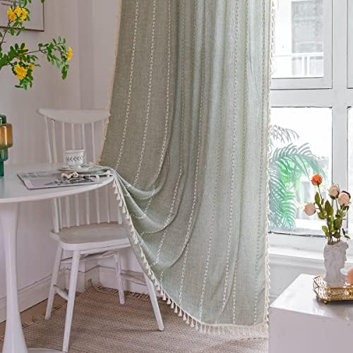 Colorigan Boho Semi Blackout 63 84 96 Inches Length 2 Panels Set