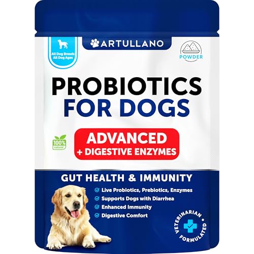Image of Probiotics for Dogs - Support Gut Health, Itchy Skin, Allergies, Immunity, Yeast Balance - Dog Probiotics and Digestive Enzymes - 30 Sticks