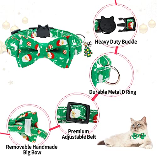 Collares de Navidad para gatos con cierre seguro que evitan rozaduras 4