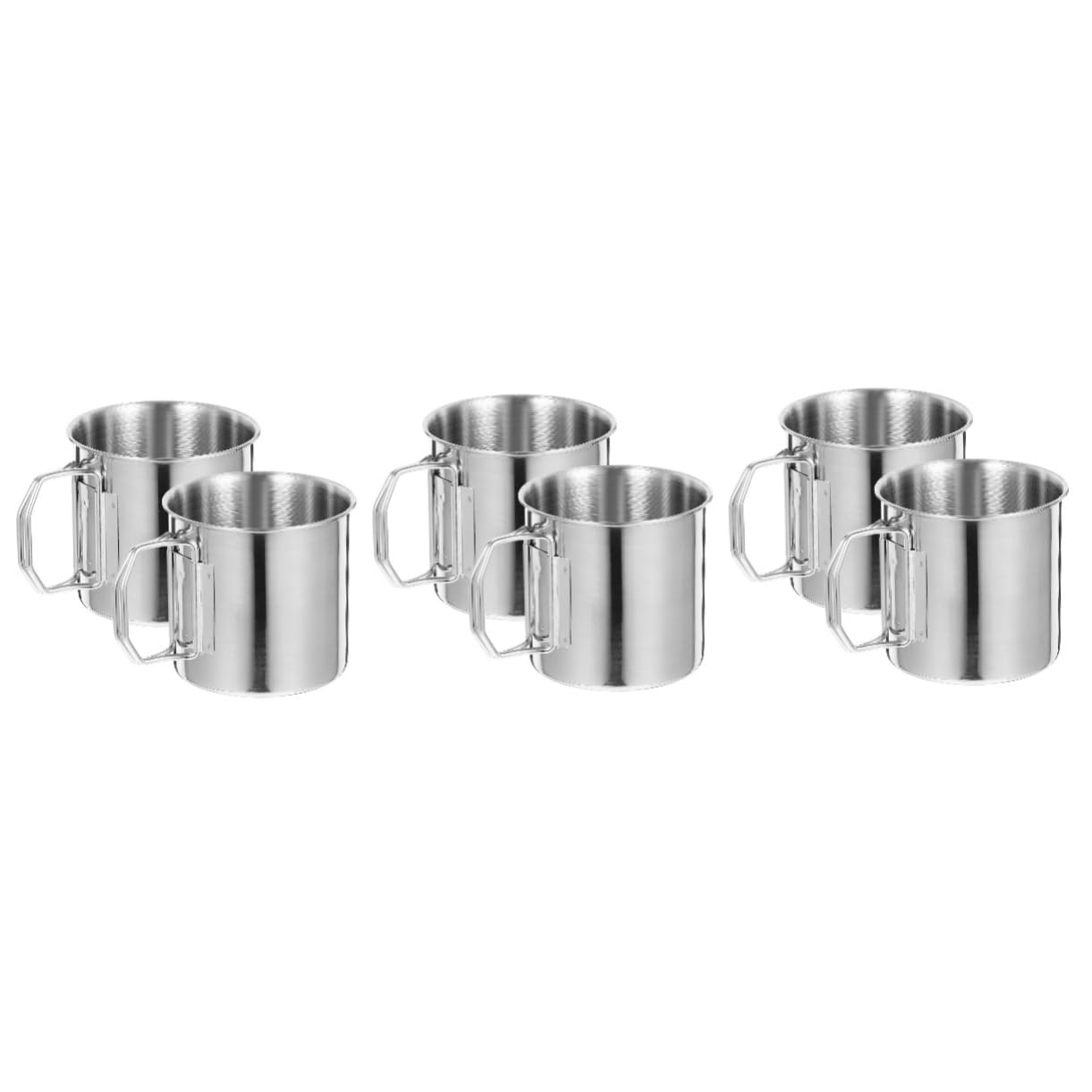 ibasenice 3 Series Taza De Camping Inoxidable De Vaso Portátil Para Bebidas Frías Y Calientes Accesorio Para Actividades Acampada Y Senderismo 2 Piezas X 3